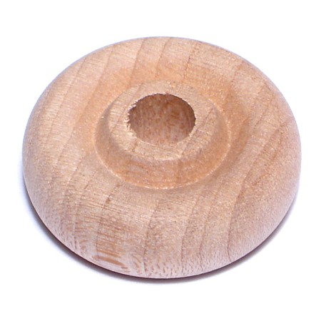 MIDWEST FASTENER 1" Birch Wood Wheels 4PK 66845